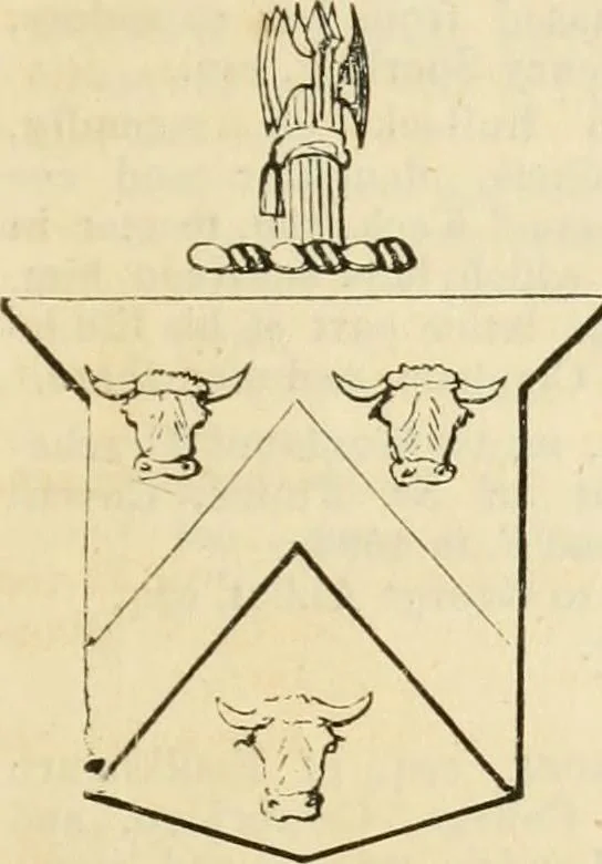 An illustration from A genealogical and heraldic history of the commoners of Great Britain and Ireland, enjoying territorial possessions or high official rank; but univested with heritable honours, 1838, leaf 658