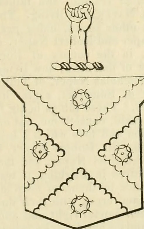 An illustration from A genealogical and heraldic history of the commoners of Great Britain and Ireland, enjoying territorial possessions or high official rank; but univested with heritable honours, 1838, leaf 676