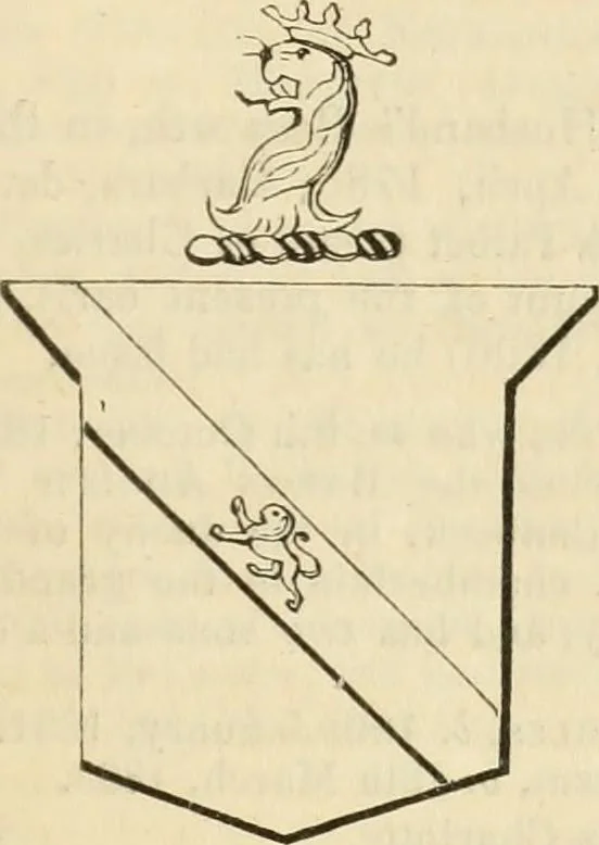 An illustration from A genealogical and heraldic history of the commoners of Great Britain and Ireland, enjoying territorial possessions or high official rank; but univested with heritable honours, 1838, leaf 680