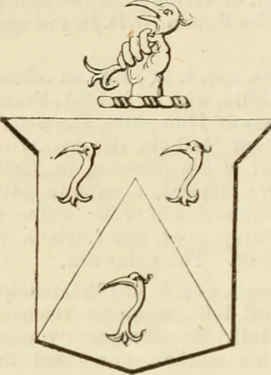 An illustration from A genealogical and heraldic history of the commoners of Great Britain and Ireland, enjoying territorial possessions or high official rank; but univested with heritable honours, 1838, leaf 687