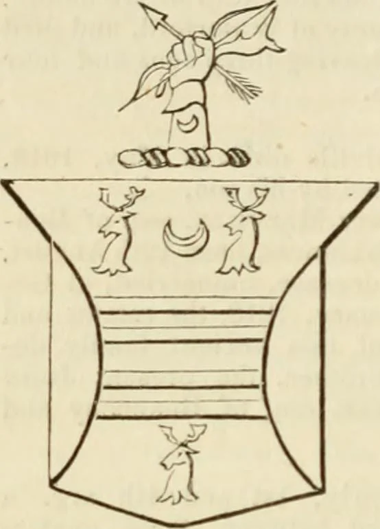 An illustration from A genealogical and heraldic history of the commoners of Great Britain and Ireland, enjoying territorial possessions or high official rank; but univested with heritable honours, 1838, leaf 699