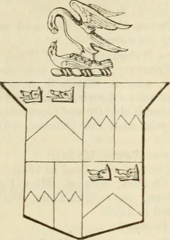 An illustration from A genealogical and heraldic history of the commoners of Great Britain and Ireland, enjoying territorial possessions or high official rank; but univested with heritable honours, 1838, leaf 703