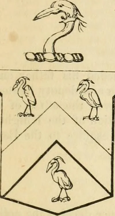 An illustration from A genealogical and heraldic history of the commoners of Great Britain and Ireland, enjoying territorial possessions or high official rank; but univested with heritable honours, 1838, leaf 726