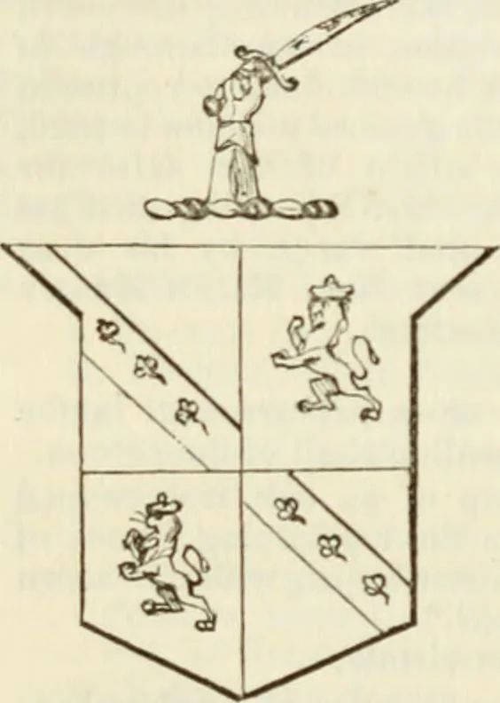 An illustration from A genealogical and heraldic history of the commoners of Great Britain and Ireland, enjoying territorial possessions or high official rank; but univested with heritable honours, 1838, leaf 79