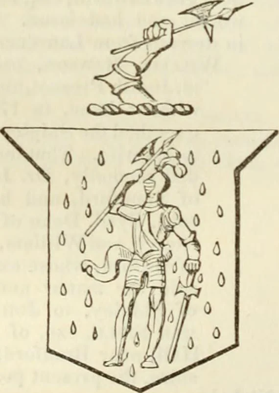 An illustration from A genealogical and heraldic history of the commoners of Great Britain and Ireland, enjoying territorial possessions or high official rank; but univested with heritable honours, 1838, leaf 85