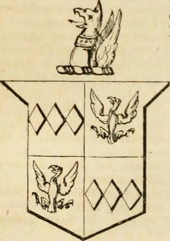An illustration from A genealogical and heraldic history of the commoners of Great Britain and Ireland, enjoying territorial possessions or high official rank; but univested with heritable honours, 1838, leaf 89