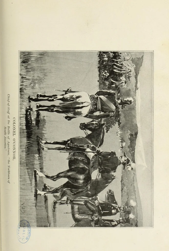 An illustration from A genealogical history of Irish families : with their crests and armorial bearings, 1895, leaf 203