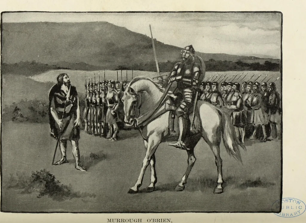 An illustration from A genealogical history of Irish families : with their crests and armorial bearings, 1895, leaf 225