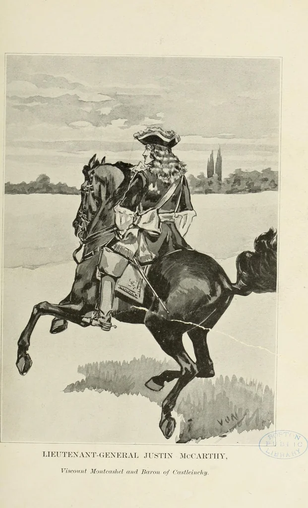 An illustration from A genealogical history of Irish families : with their crests and armorial bearings, 1895, leaf 237