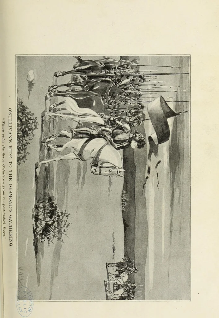 An illustration from A genealogical history of Irish families : with their crests and armorial bearings, 1895, leaf 243