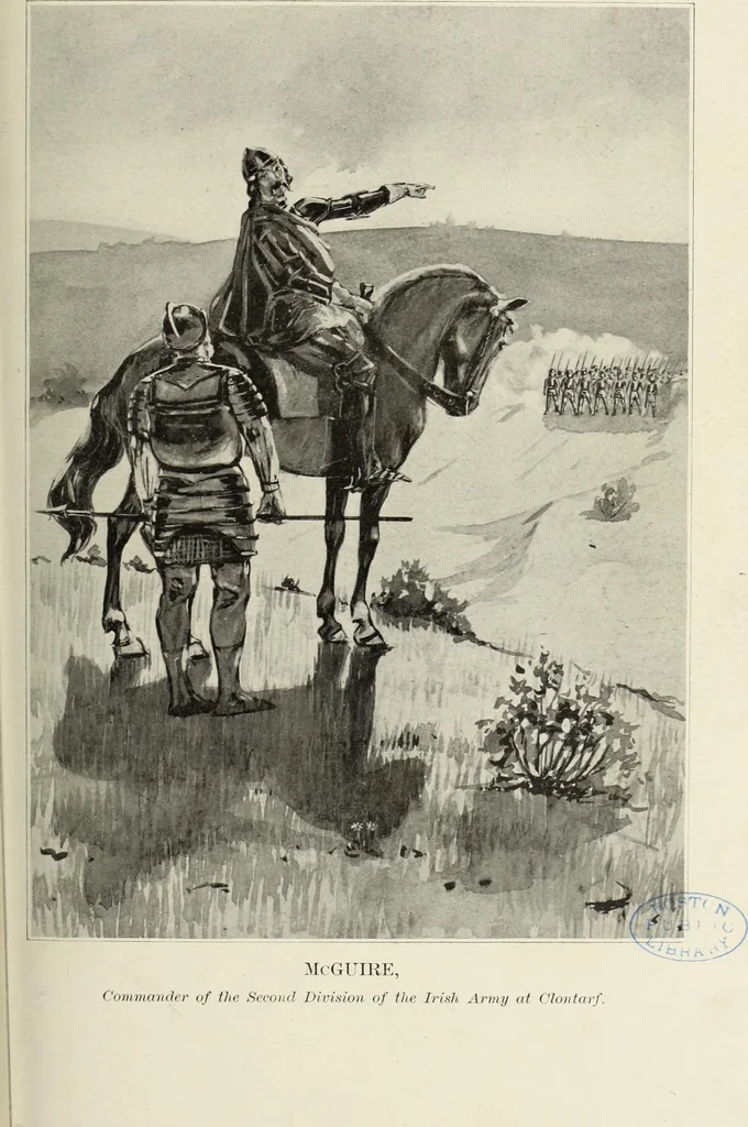 An illustration from A genealogical history of Irish families : with their crests and armorial bearings, 1895, leaf 249