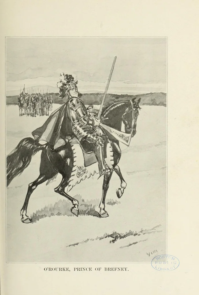 An illustration from A genealogical history of Irish families : with their crests and armorial bearings, 1895, leaf 267