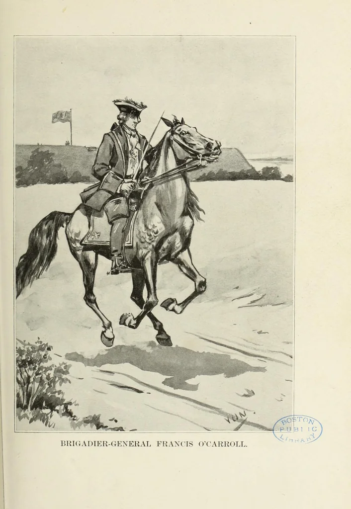 An illustration from A genealogical history of Irish families : with their crests and armorial bearings, 1895, leaf 271