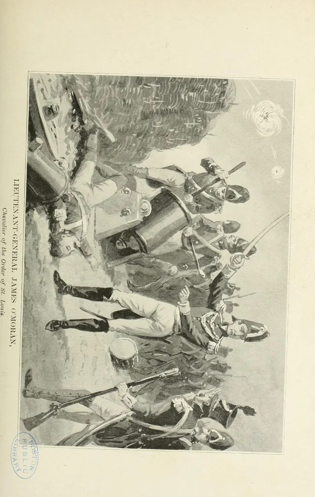 An illustration from A genealogical history of Irish families : with their crests and armorial bearings, 1895, leaf 431