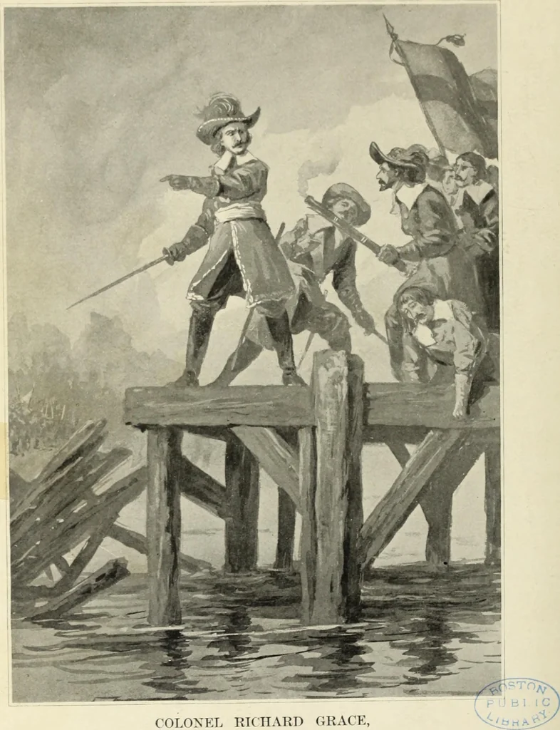 An illustration from A genealogical history of Irish families : with their crests and armorial bearings, 1895, leaf 756