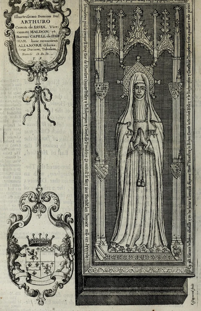 An illustration from A genealogical history of the kings of England, and monarchs of Great Britain, &c. : from the Conquest, anno 1066, to the year 1677 : in seven parts or books containing a discourse of their several lives, marriages, and issues ... with their effigies, seals, tombs ... all engraven in copper plates : furnished with several remarques and annotations, 1677, leaf 290