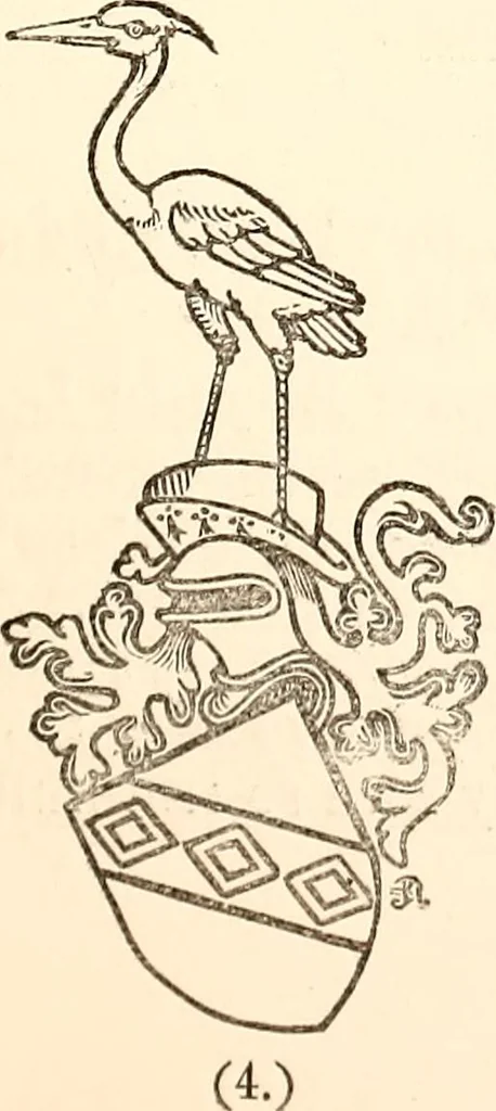 An illustration from The genealogist, 1877, leaf 146