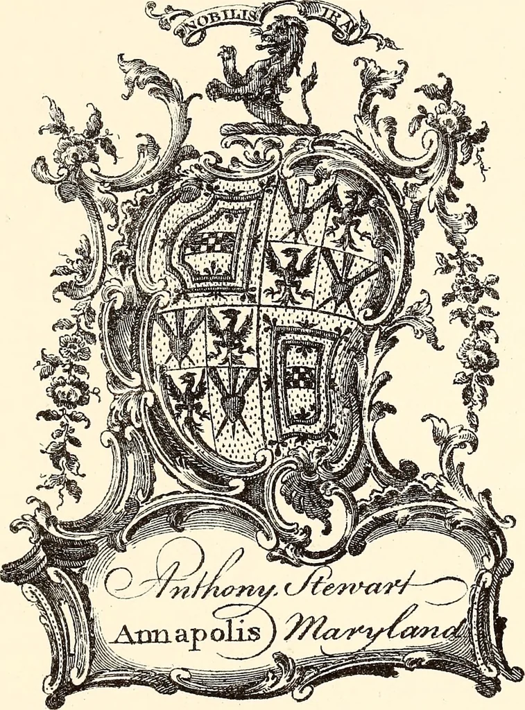 An illustration from The genealogist, 1877, leaf 204
