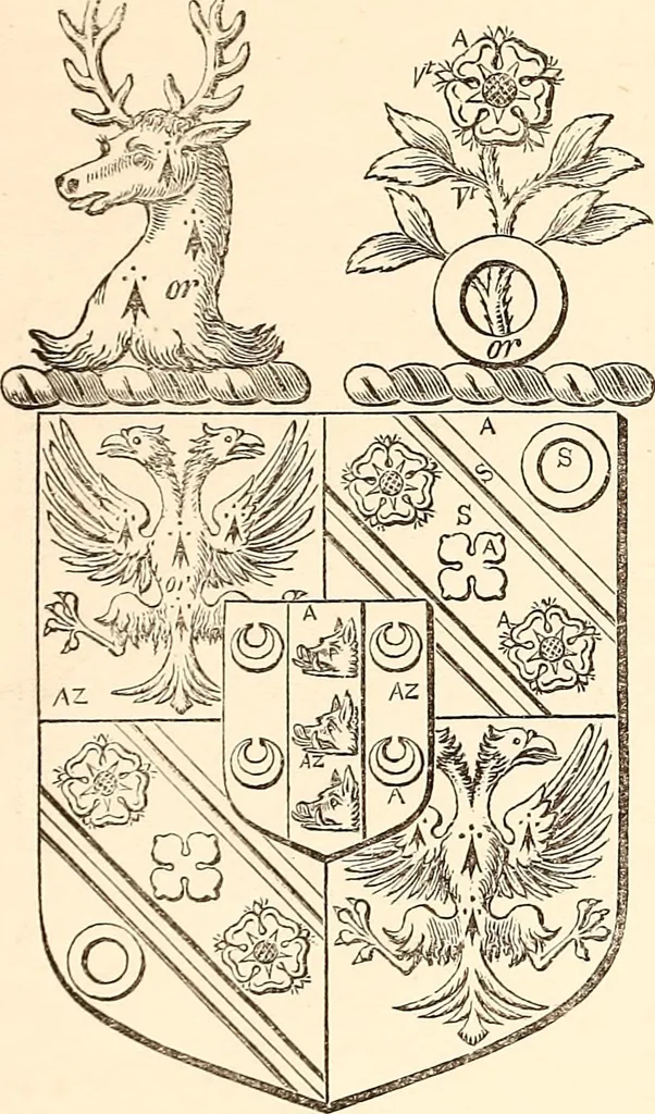An illustration from The genealogist, 1877, leaf 290