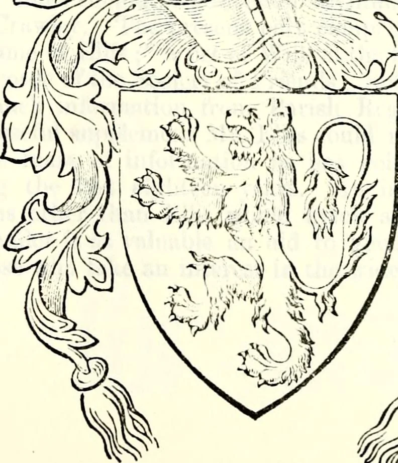 An illustration from The genealogist, 1877, leaf 230