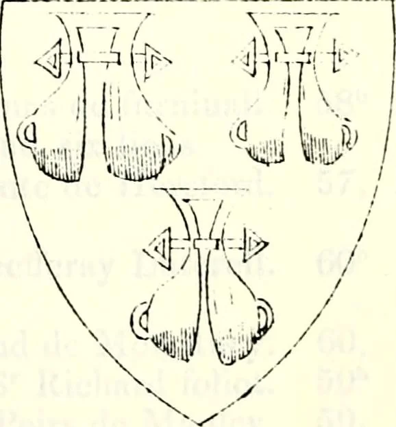 An illustration from The genealogist, 1877, leaf 682