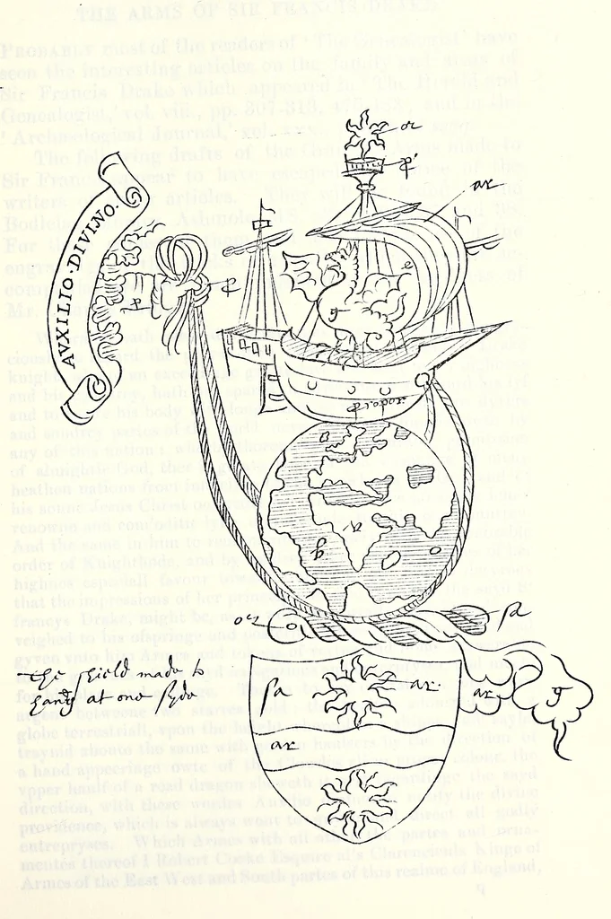 An illustration from The genealogist, 1877, leaf 441