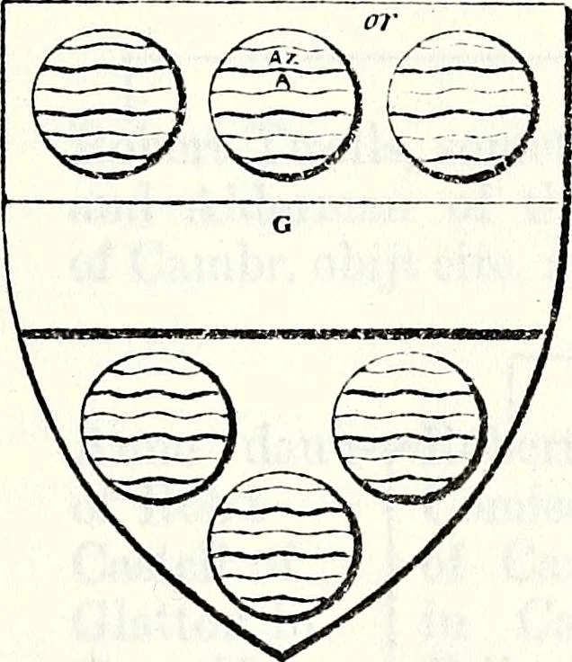 An illustration from The genealogist, 1877, leaf 83
