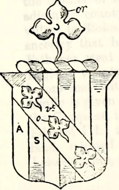 An illustration from The genealogist, 1884, leaf 299