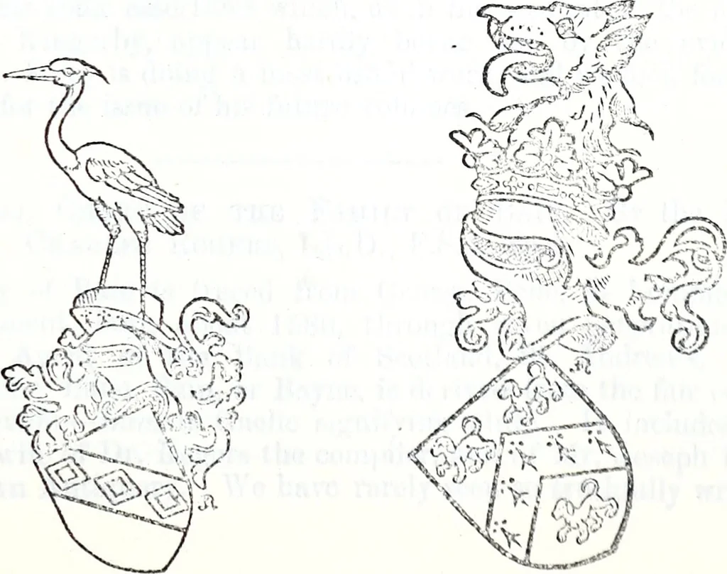 An illustration from The genealogist, 1878, leaf 285