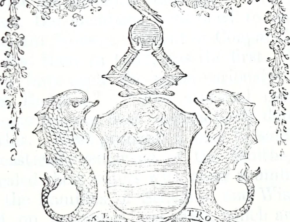 An illustration from The genealogist, 1878, leaf 347