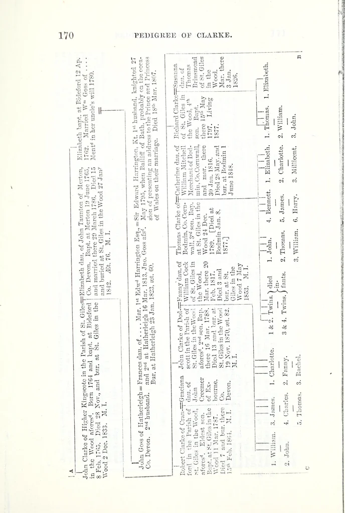An illustration from The genealogist, 1878, leaf 355