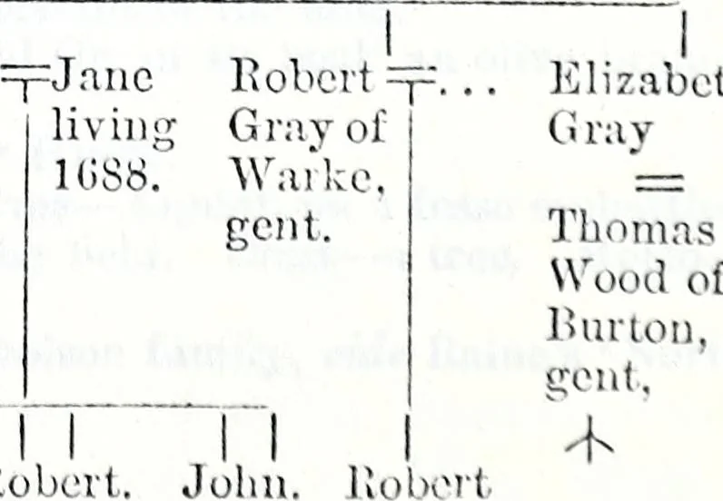 An illustration from The genealogist, 1878, leaf 433