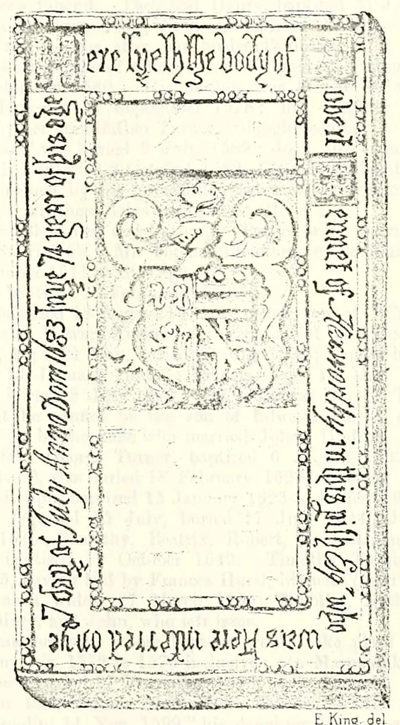An illustration from The genealogist, 1877, leaf 316
