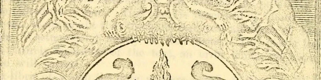 An illustration from The genealogist, 1877, leaf 163