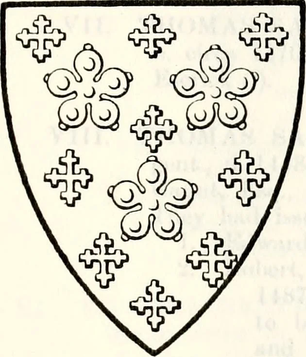 An illustration from The genealogist, 1884, leaf 223
