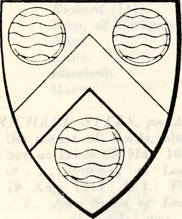 An illustration from The genealogist, 1884, leaf 337