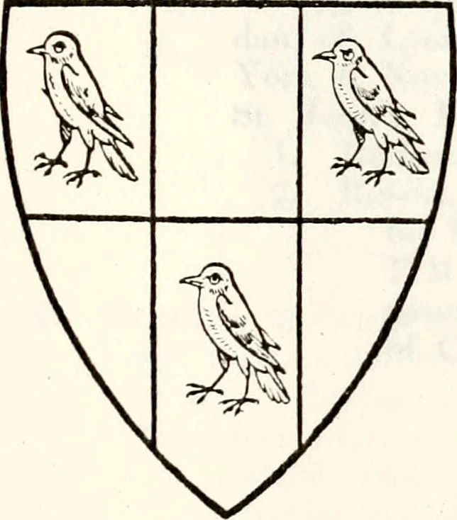 An illustration from The genealogist, 1884, leaf 95
