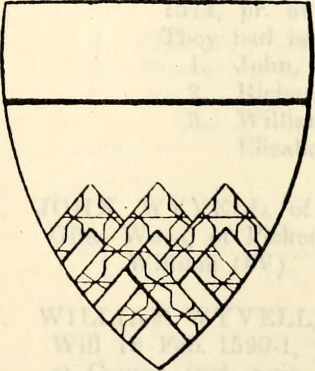 An illustration from The genealogist, 1884, leaf 241