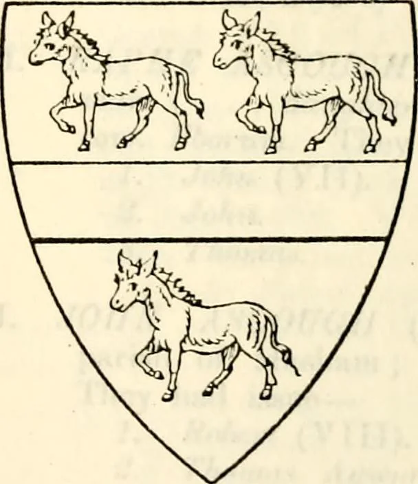 An illustration from The genealogist, 1884, leaf 395