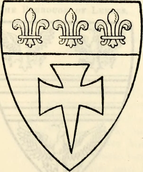 An illustration from The genealogist, 1884, leaf 83