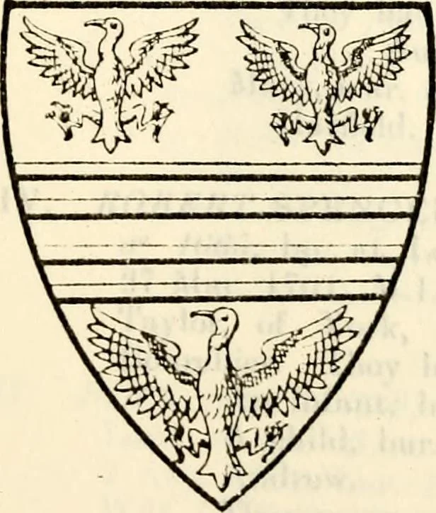 An illustration from The genealogist, 1884, leaf 85