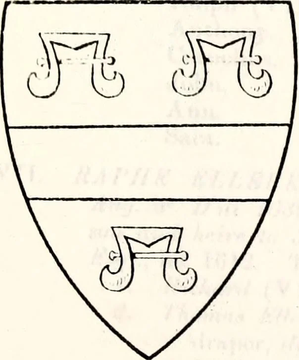 An illustration from The genealogist, 1884, leaf 108