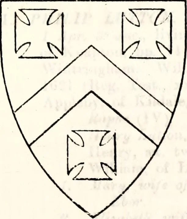 An illustration from The genealogist, 1884, leaf 114