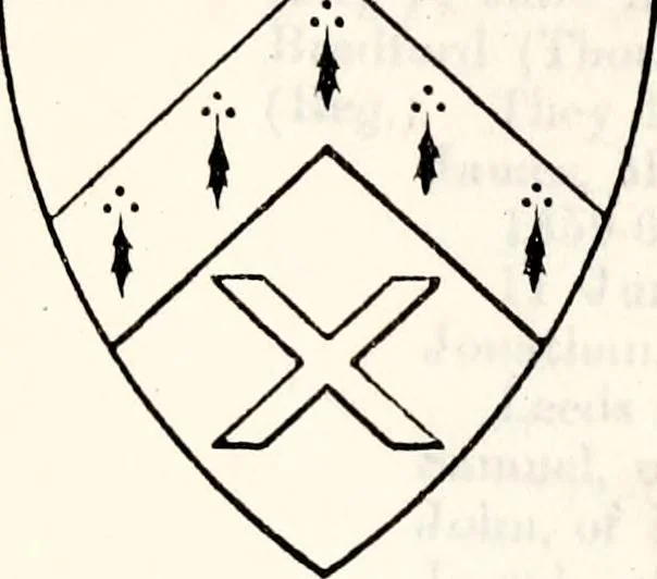An illustration from The genealogist, 1884, leaf 200