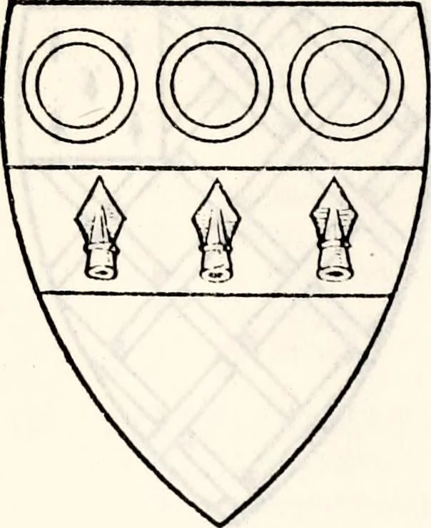 An illustration from The genealogist, 1884, leaf 206