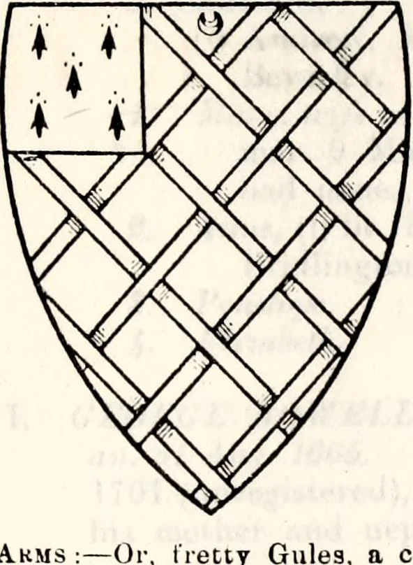 An illustration from The genealogist, 1884, leaf 208
