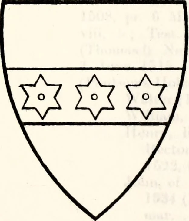 An illustration from The genealogist, 1884, leaf 210