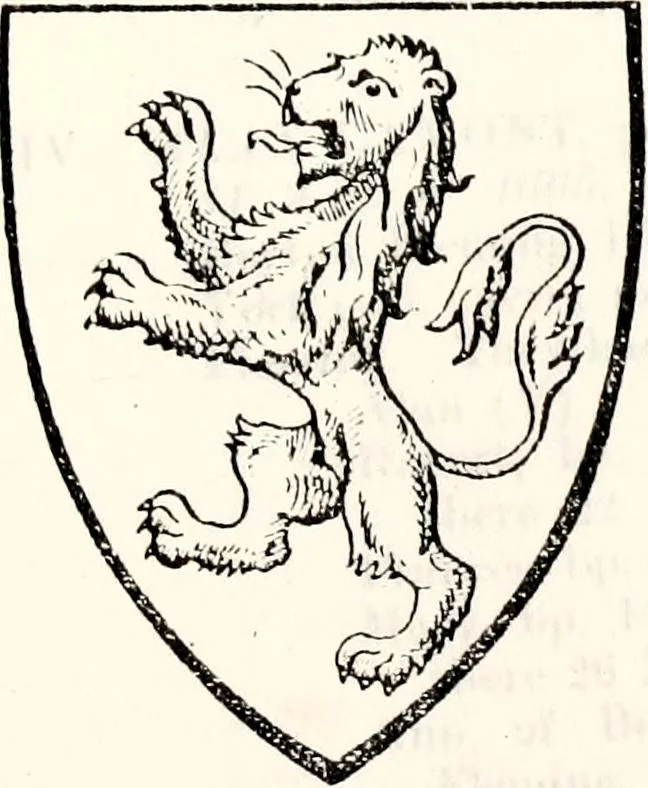 An illustration from The genealogist, 1884, leaf 360