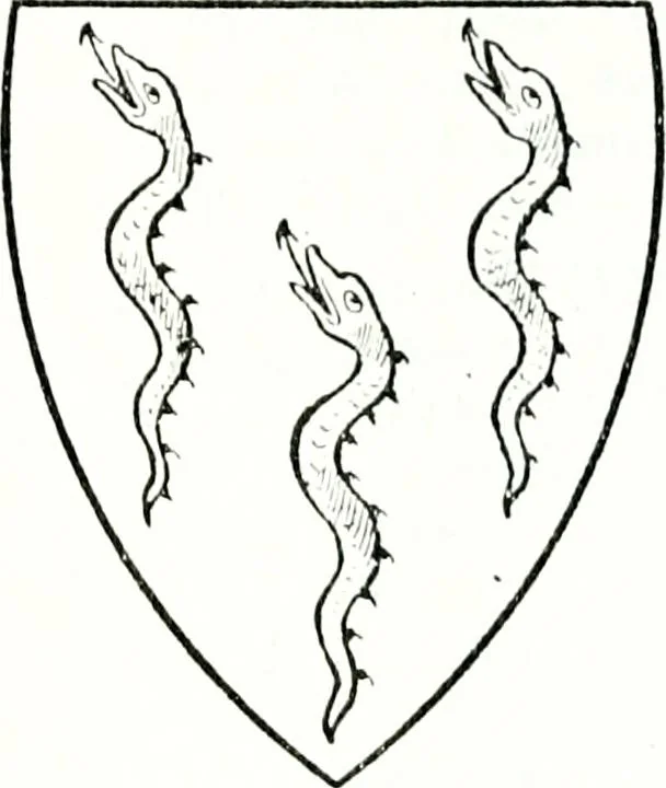 An illustration from The genealogist, 1884, leaf 225