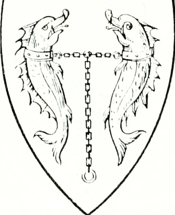 An illustration from The genealogist, 1884, leaf 229